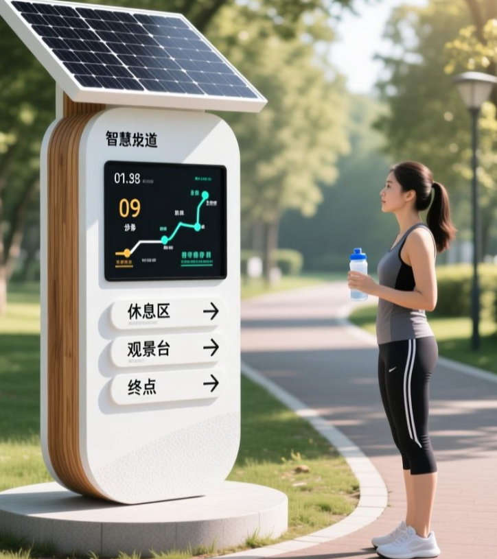 智慧步道光伏导视牌