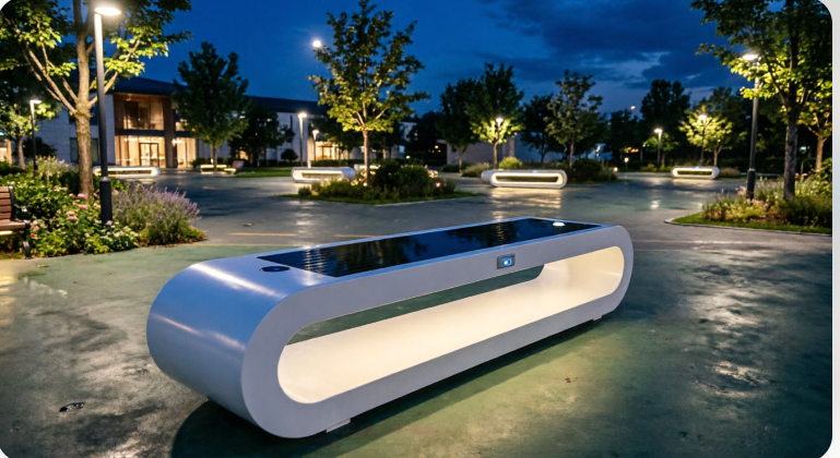 光伏智慧充电椅